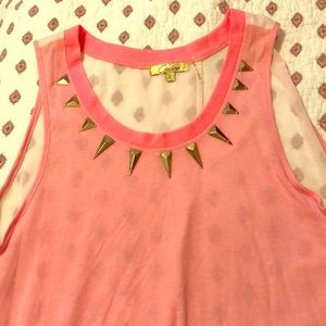 Cecico hi-lo open back tank